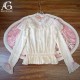 Alice Girl Little Bear Doll Wall V Neck Long Sleeve Blouse(20th Pre-Order/3 Colours/Full Payment Without Shipping)